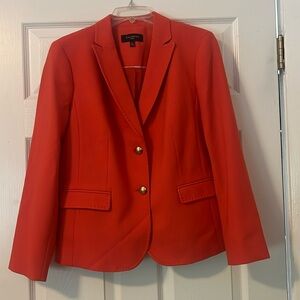 Talbots orange blazer